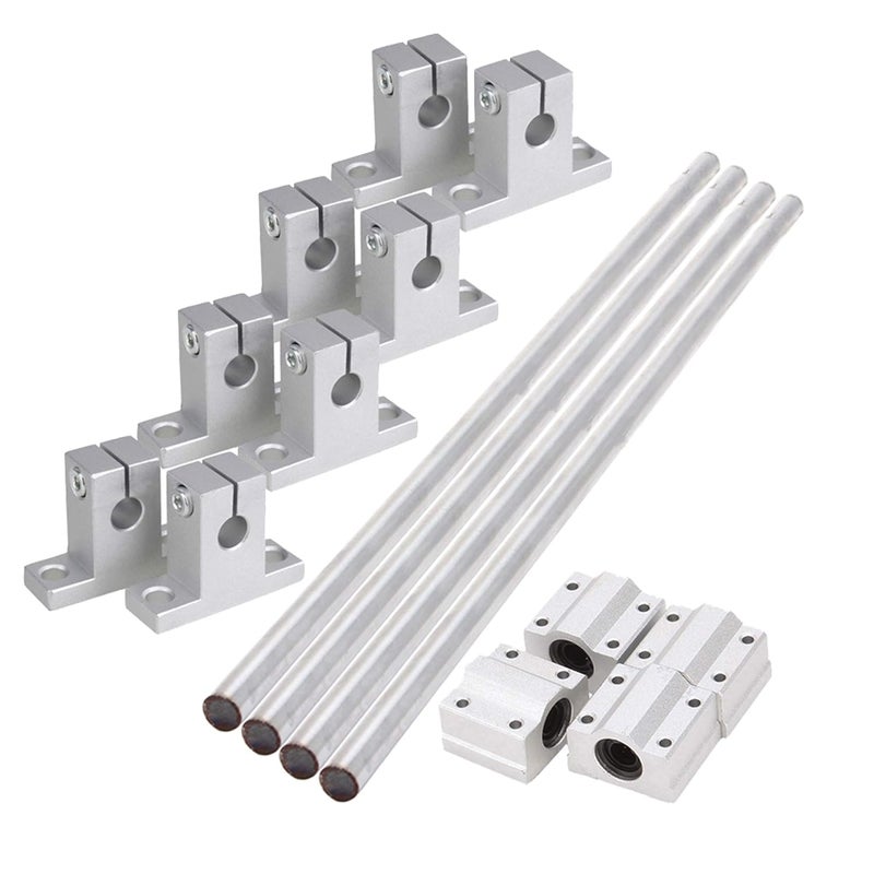 CNBTR Set of 10 Sliding Ball Bearings, Horizontal Linear Bushing and Axis, Optical Axis, Support Bar, from - Image 1